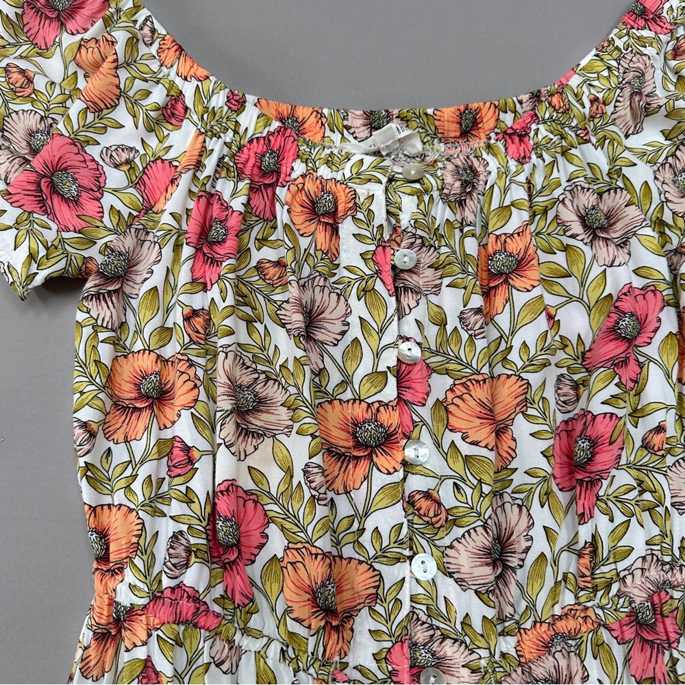 Anthropologie Abel the Label floral off shoulder midi maxi dress, S. - Picture 6 of 14